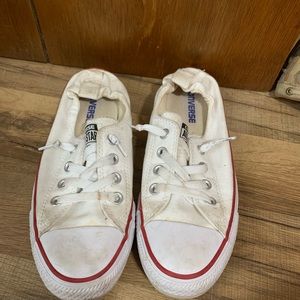 White slip on chucks